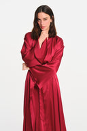 Peri Maxi Silk Kimono - Red , THE WAY OF EMELIA 'da!