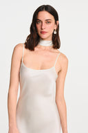 Elara Silk Maxi Dress - White , THE WAY OF EMELIA 'da!