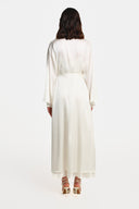 Peri Maxi Silk Kimono - White , THE WAY OF EMELIA 'da!