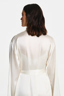 Peri Maxi Silk Kimono - White , THE WAY OF EMELIA 'da!