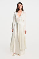 Peri Maxi Silk Kimono - White , THE WAY OF EMELIA 'da!