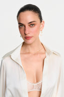 ELISE SILK SHIRT / WHITE