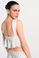BABY SILK SHORTS / WHITE