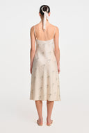 Prosecco Midi Dress - Beige , THE WAY OF EMELIA 'da!