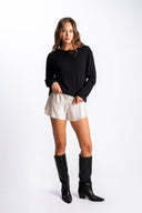Baby Silk Shorts - Beyaz