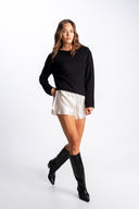 Baby Silk Shorts - Beyaz