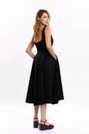 Lea Midi Dress - Black , THE WAY OF EMELIA 'da!