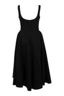 LEA MIDI DRESS / BLACK