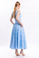 BLUE BELLA MIDI DRESS / BLUE