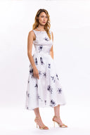 LEA MIDI DRESS / WHITE