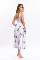 LEA MIDI DRESS / WHITE