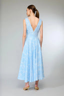 Blue Bella Midi Dress - Blue