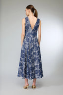 Blue Bella Midi Dress - Dark Blue