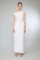 Lara Linen Dress - White