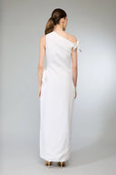 Lara Linen Dress - Beyaz
