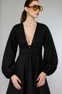 Mimi Noir Mini Dress - Black