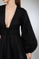 Mimi Noir Mini Dress - Black