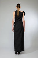 Lara Linen Dress - Black