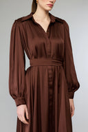 Talia Maxi Dress - Chocolate Brown