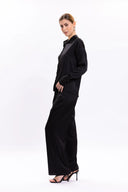 ELISE SILK SHIRT / BLACK