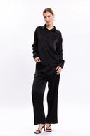 ELISE SILK SHIRT / BLACK