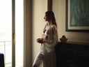 <h6>Karo wears Colette Silk Set and Isla Silk Robe</h6>