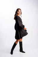 Mimi Noir Mini Dress - Black