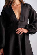 Mimi Noir Mini Dress - Black