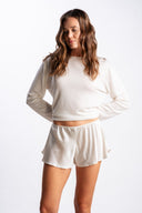 Baby Silk Touch Shorts - White