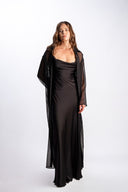 Lumiere Chiffon Shirt - Black
