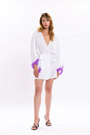 EMELIA BRIDESMAID KIMONO / PURPLE