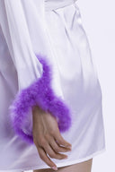EMELIA BRIDESMAID KIMONO / PURPLE