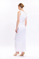 LARA LINEN DRESS / WHITE