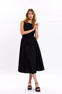 LEA MIDI DRESS / BLACK