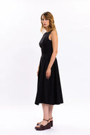 LEA MIDI DRESS / BLACK