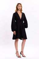 MIMI NOIR MINI DRESS / BLACK