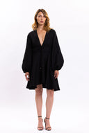 MIMI NOIR MINI DRESS / BLACK